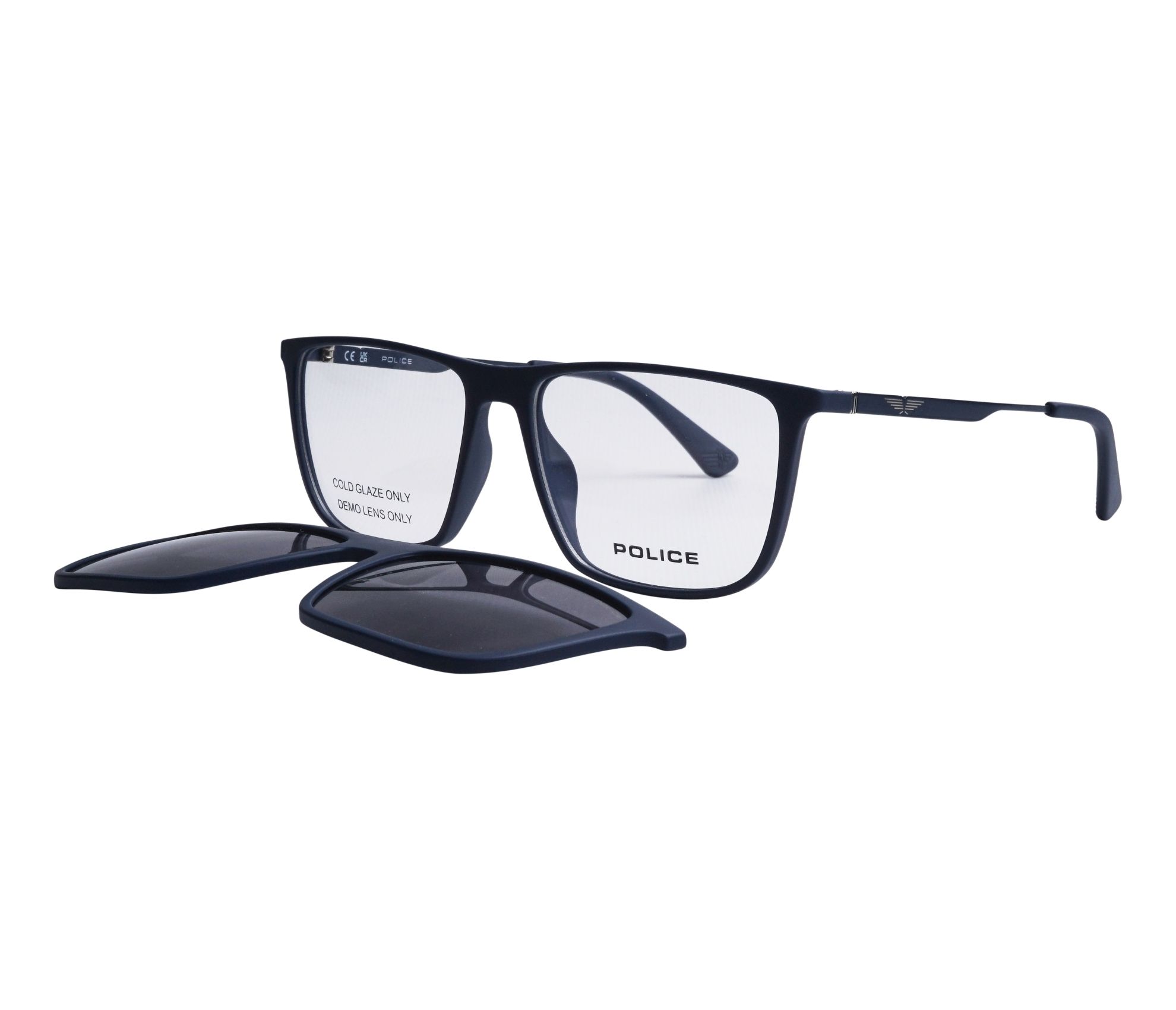 Lunettes de vue Police UPLP09 R22P 54 15 BleuMétal - 