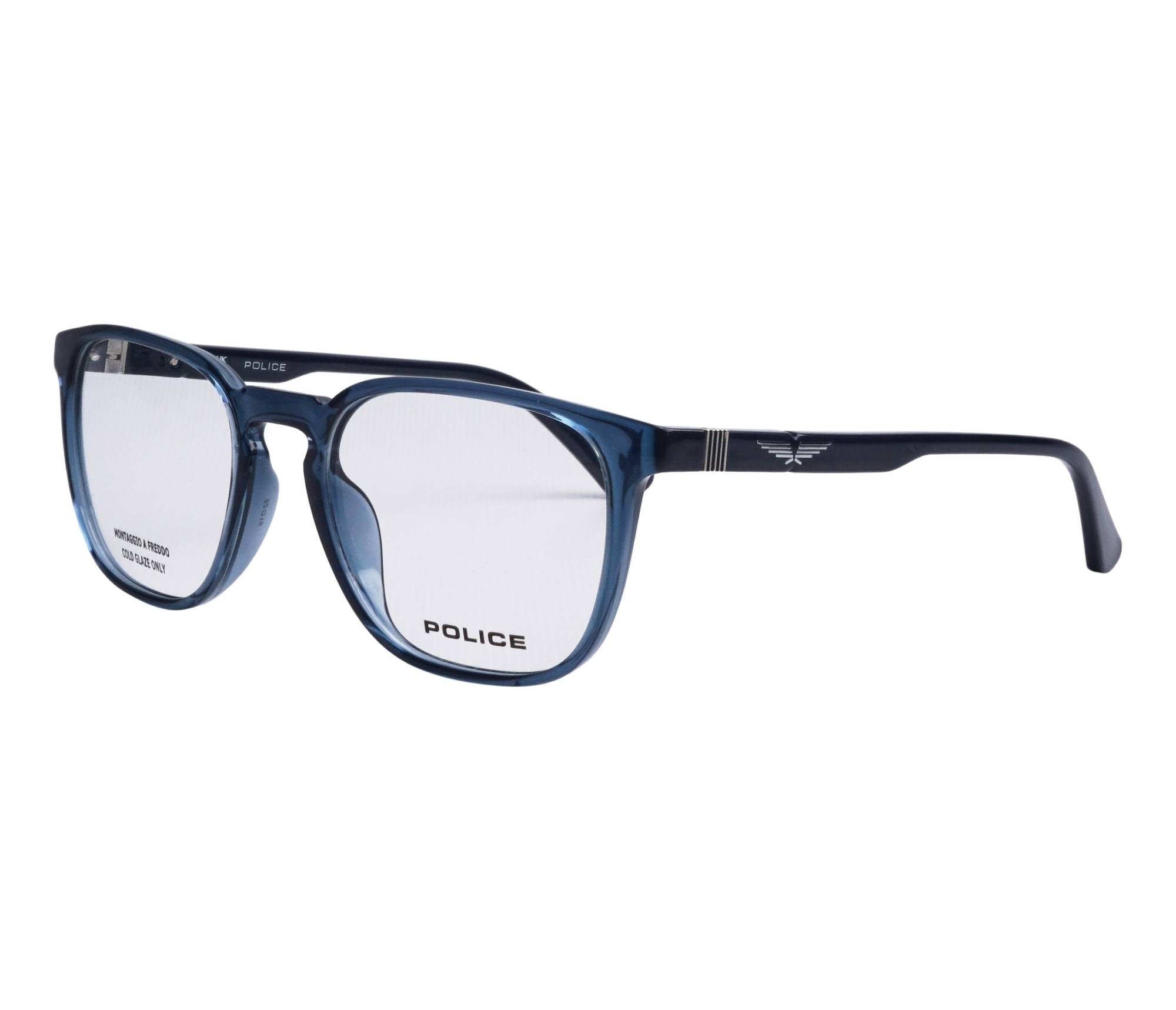 Lunettes de vue Police VPLQ67 06G5 52 19 Bleu - 