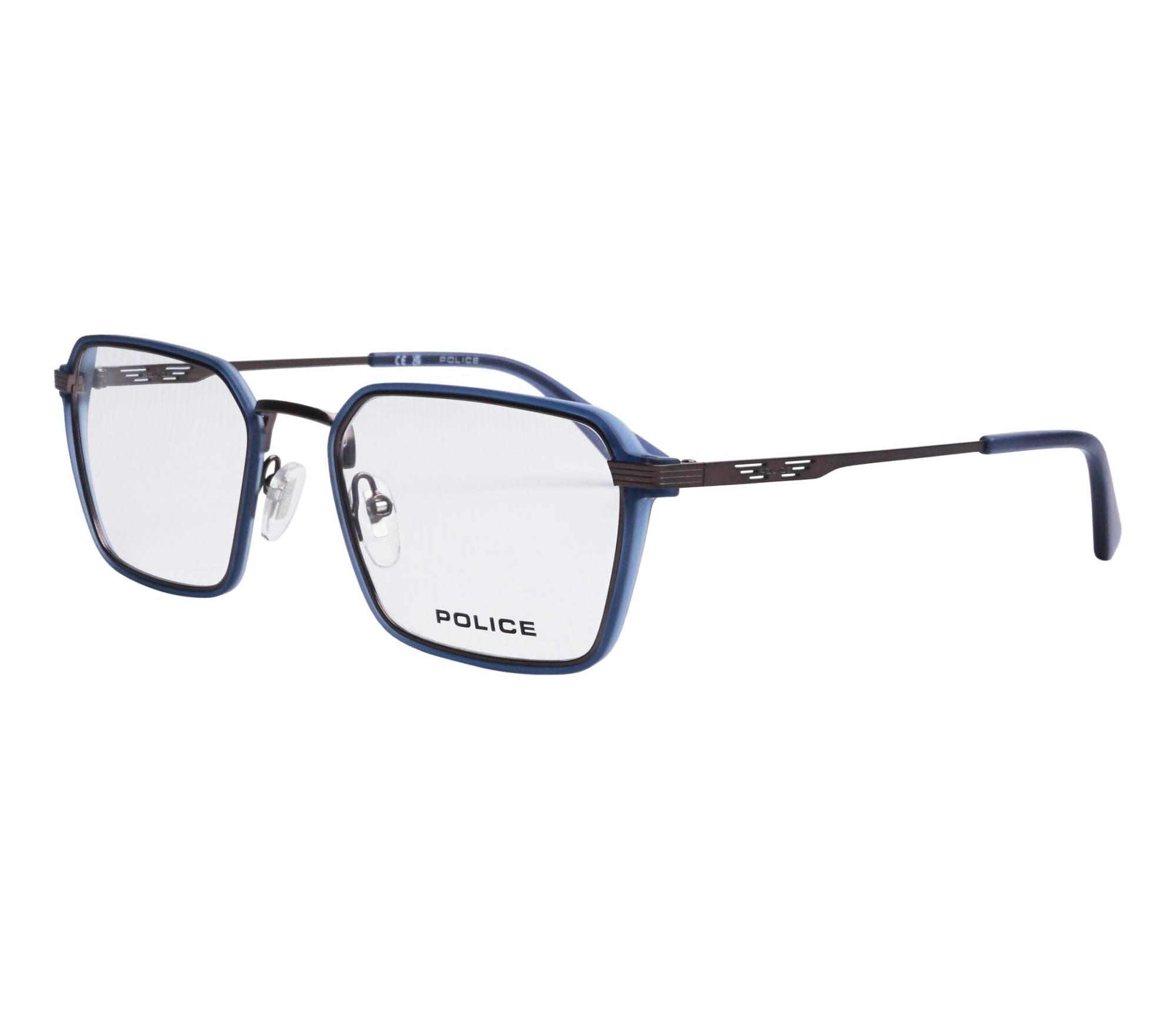 Lunettes de vue Police VPLQ71 0613 52 20 GunmetalBleu - 