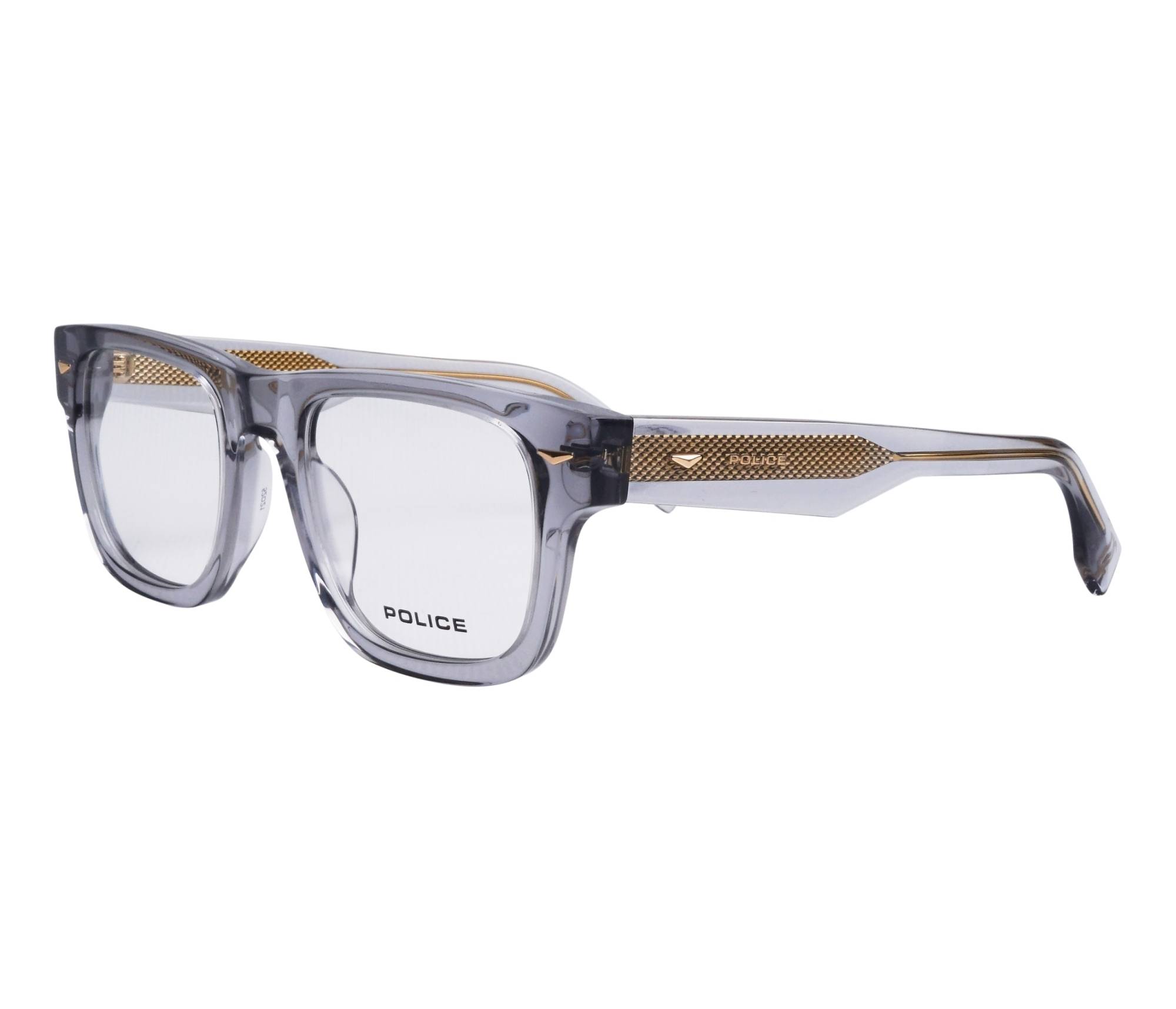 Lunettes de vue Police VPLQ72E 04G0 52 21 GrisTransparent - 