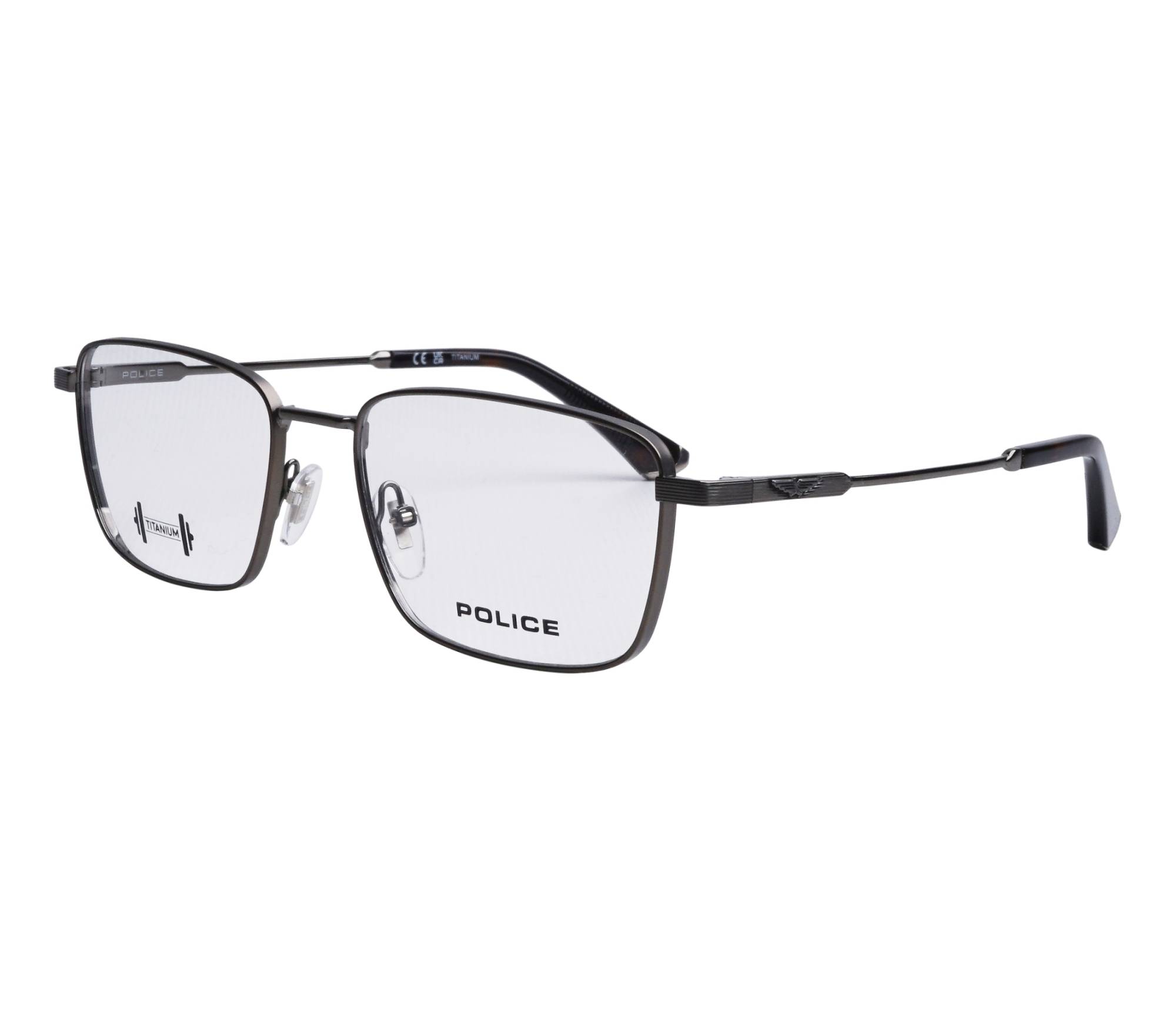 Lunettes de vue Police VPLQ74 0584 54 18 Gunmetal - 