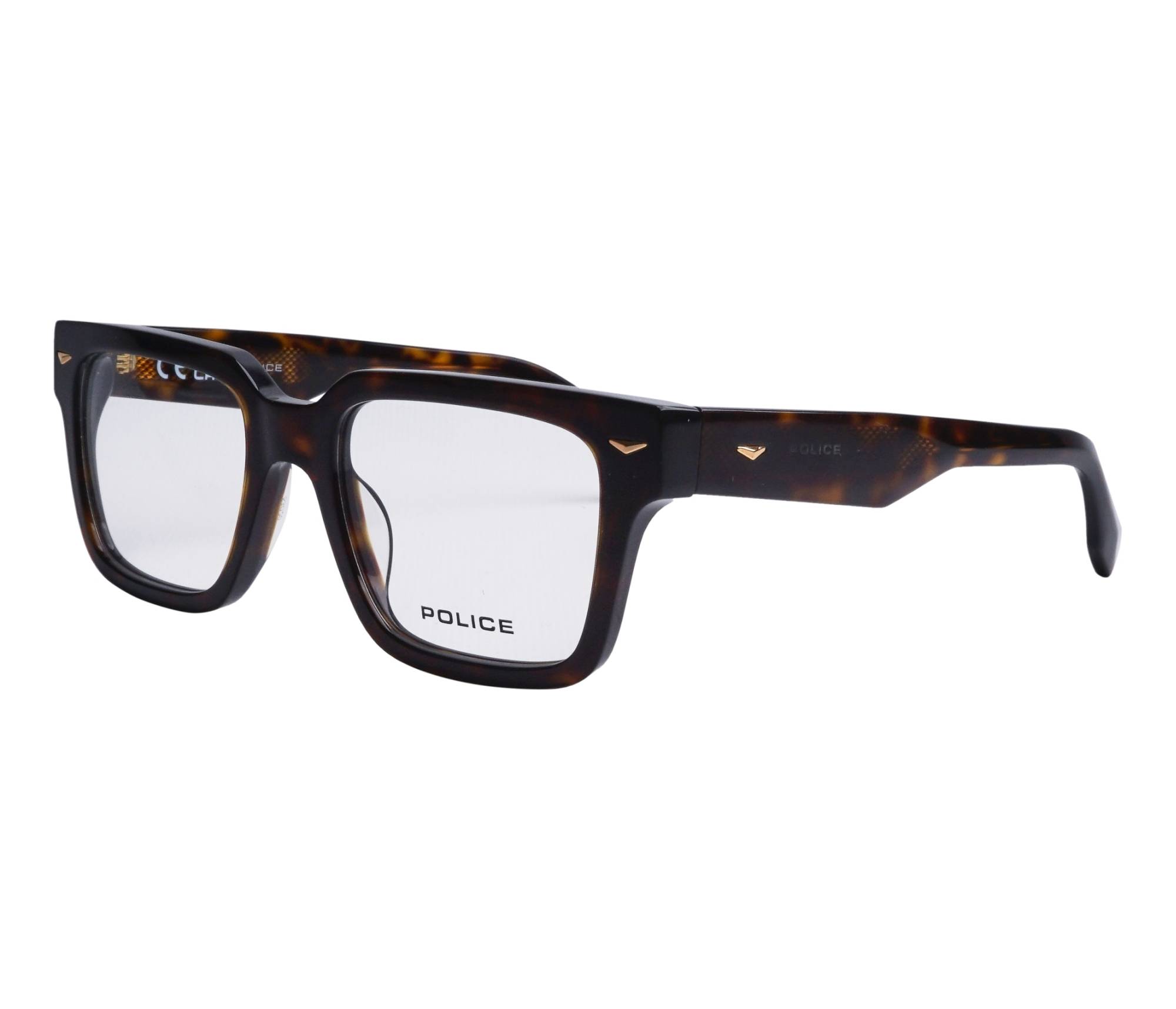 Lunettes de vue Police VPLQ73 722Y 53 20 Marron - 
