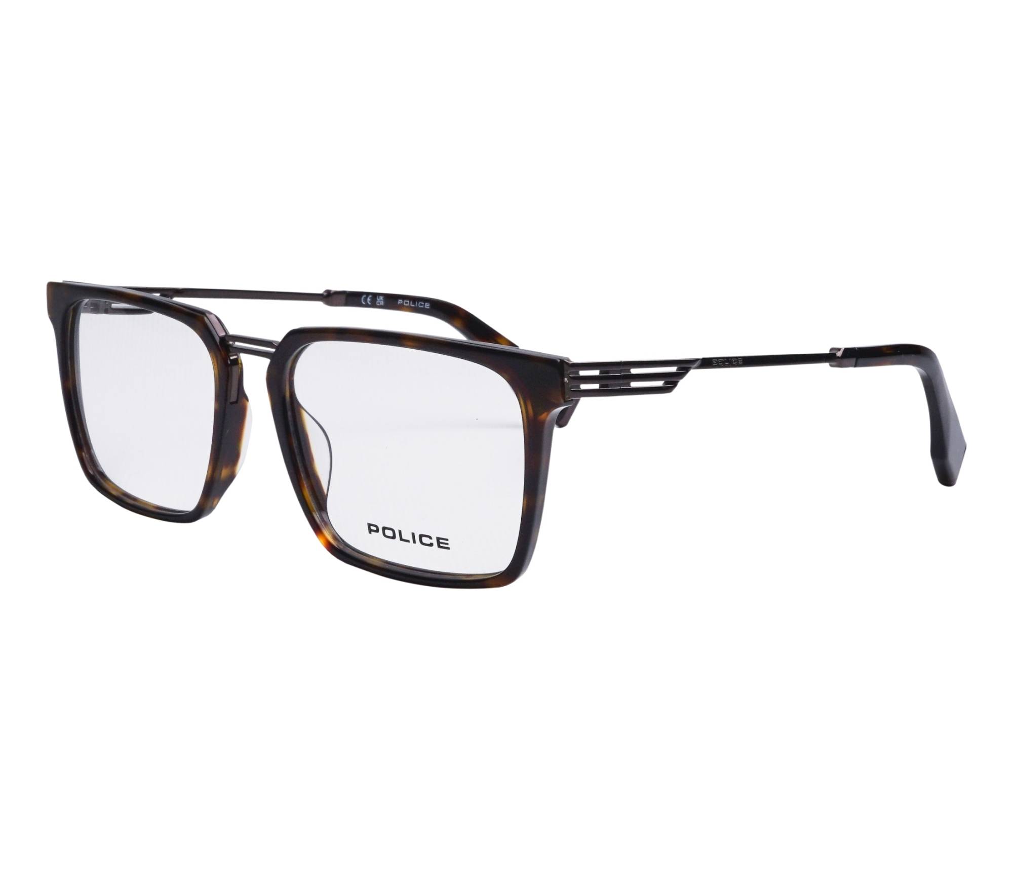 Lunettes de vue Police VPLQ77 672Y 54 17 MarronHavane