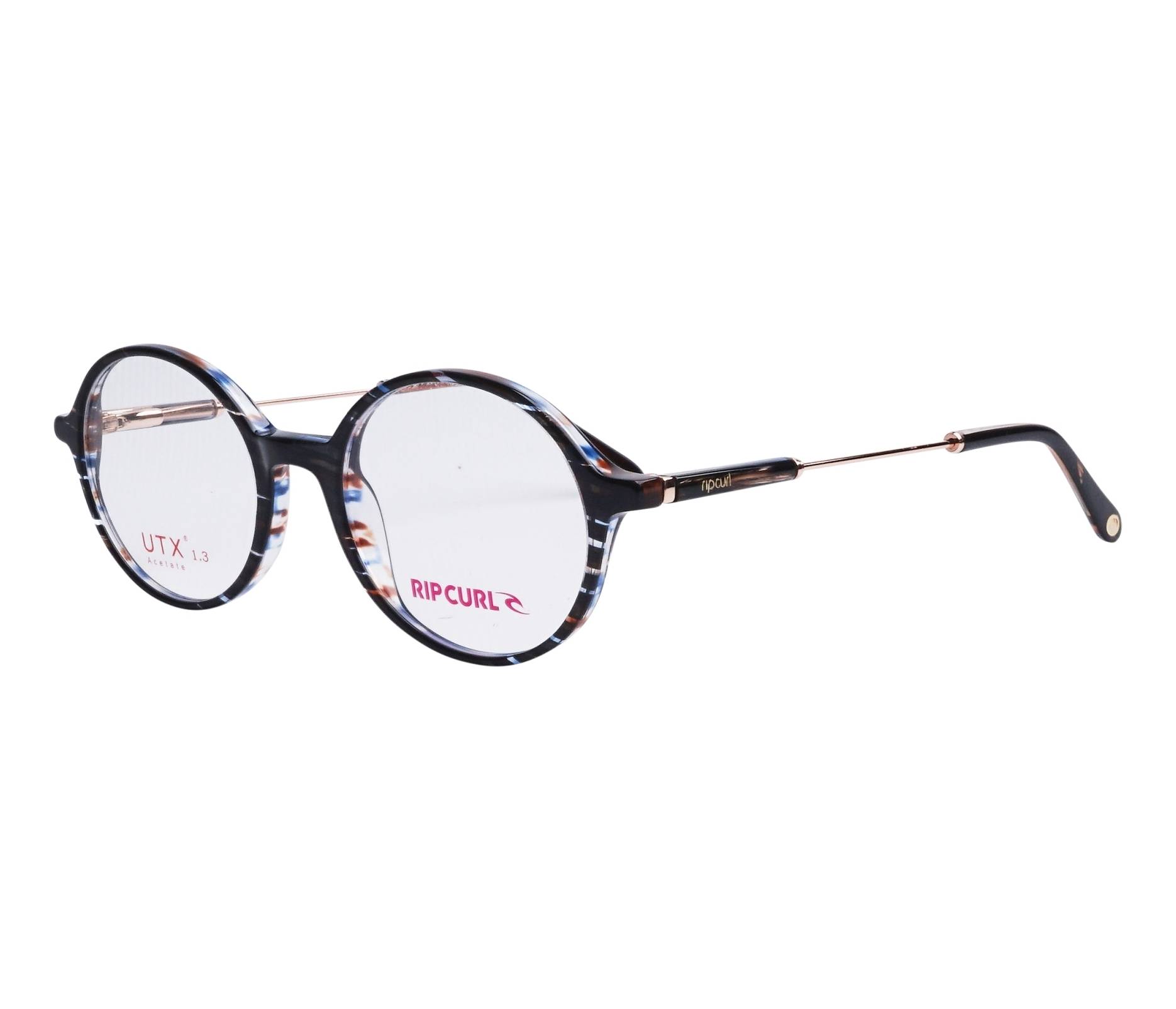 Lunettes de vue Ripcurl FOU078 02 49 19 MarronRose doré - 