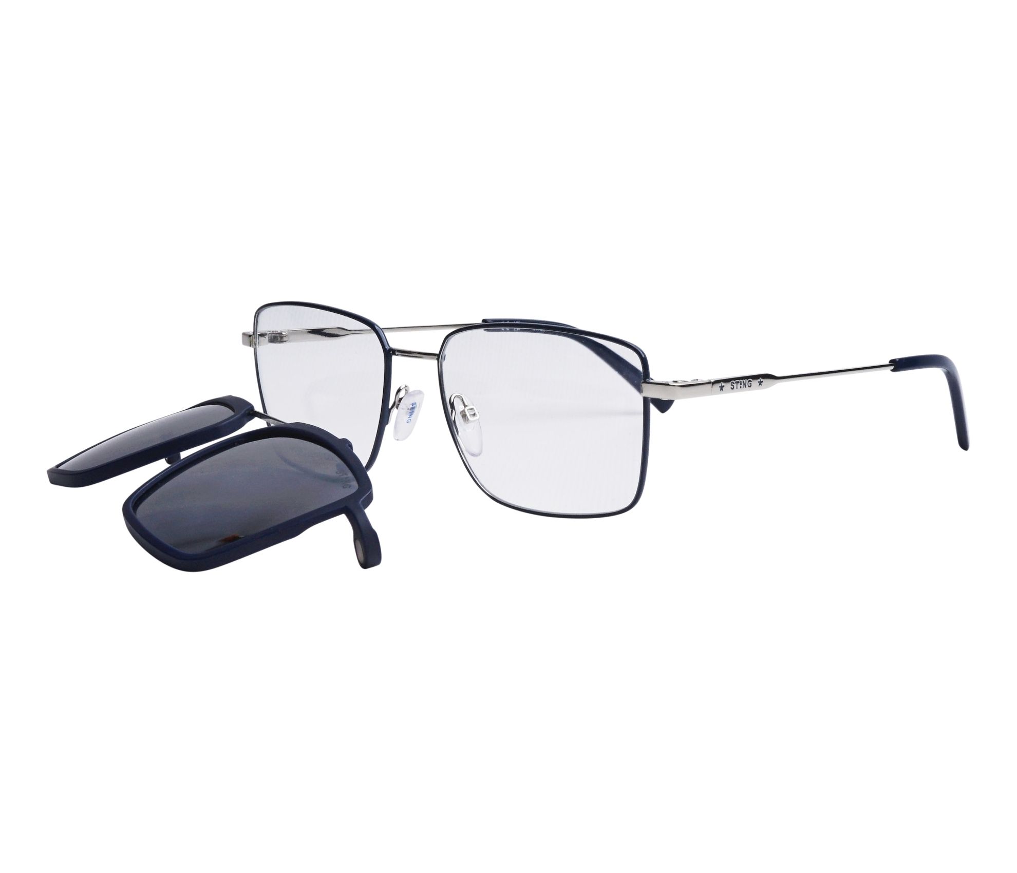 Lunettes de vue Sting SST430 E70P 54 17 ArgentBleu - 