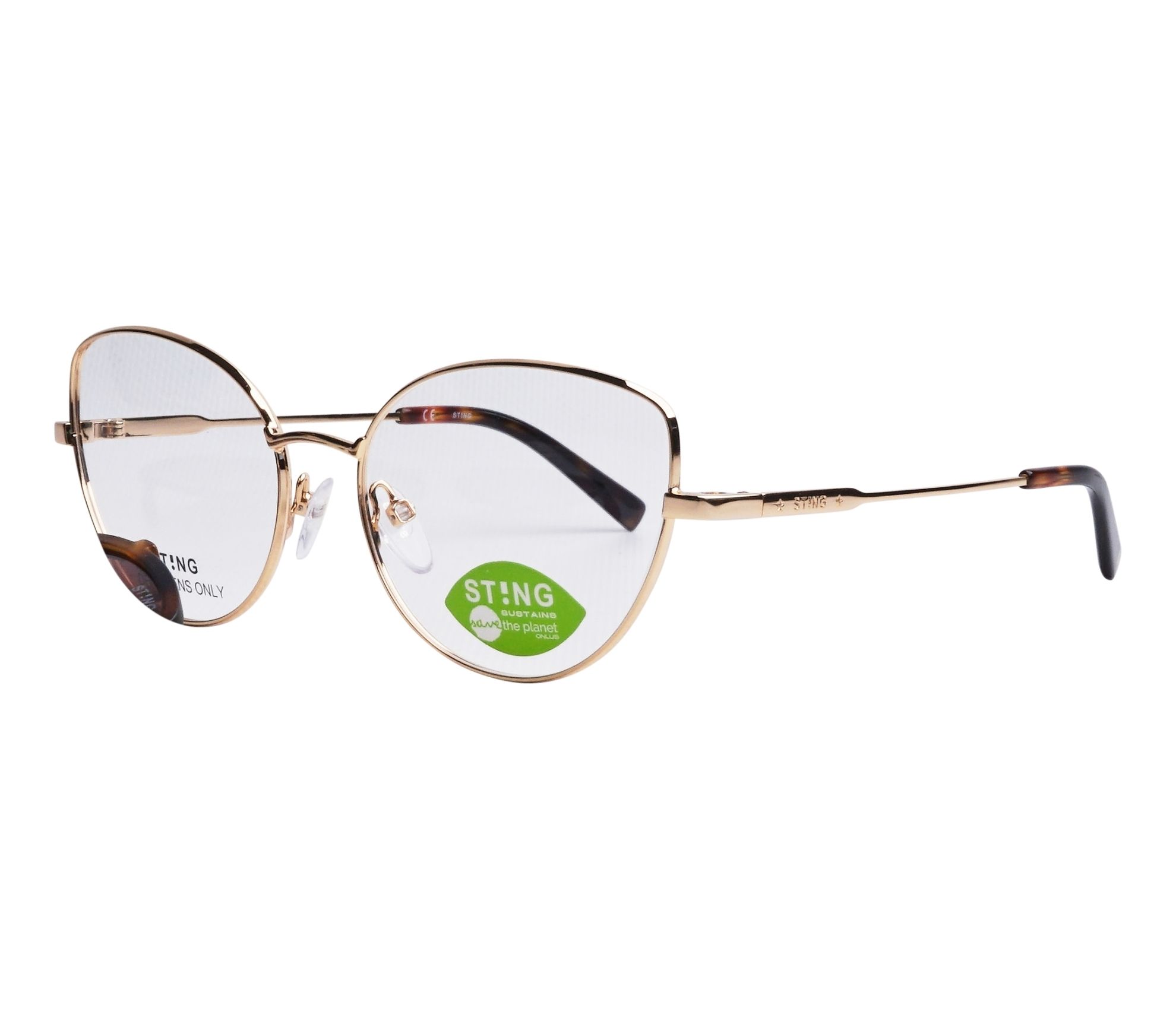 Lunettes de vue Sting SST431 300P 53 16 OrMarron - 