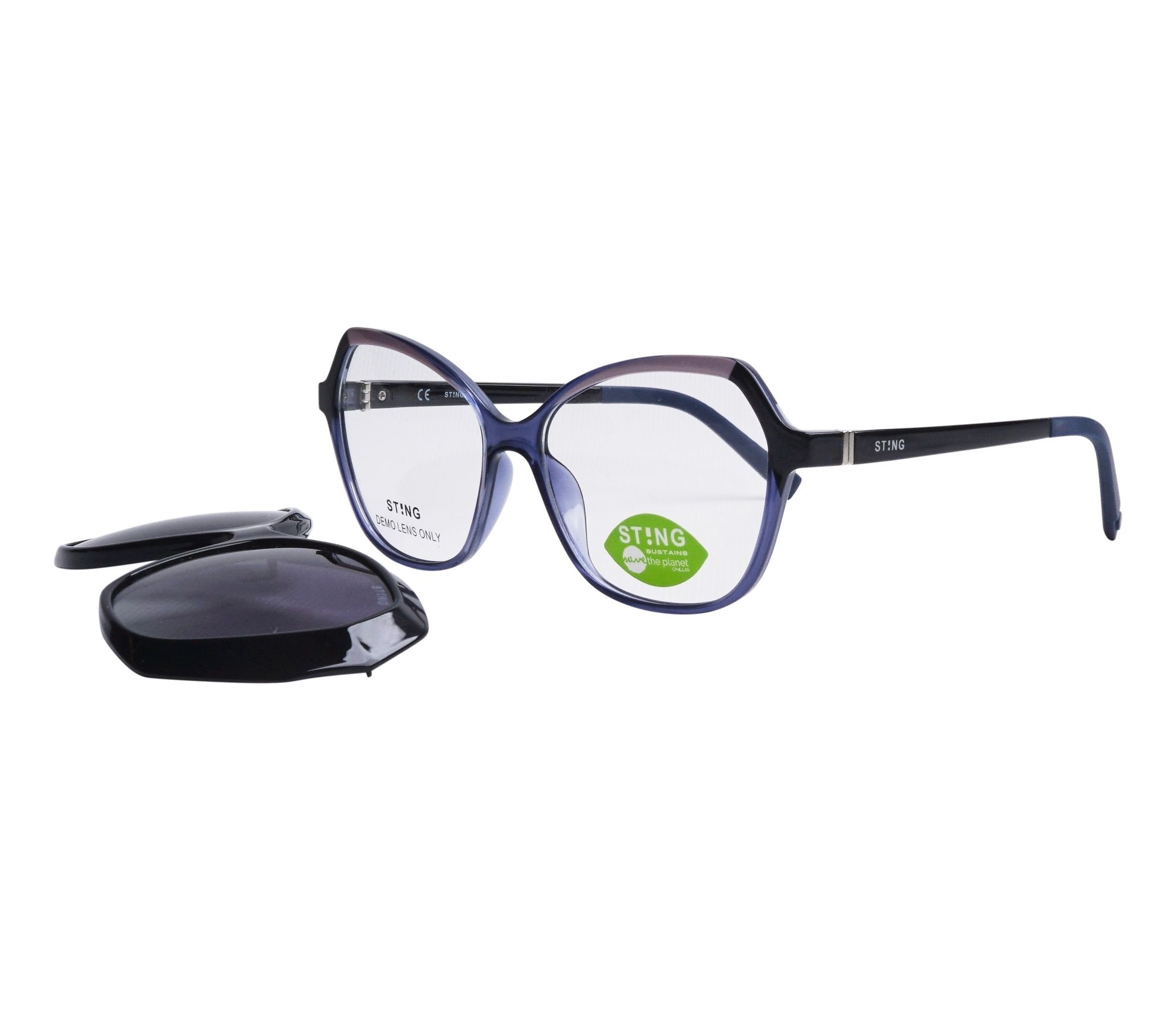 Lunettes de vue Sting SST377 7ULP 53 14 BleuNoir - 
