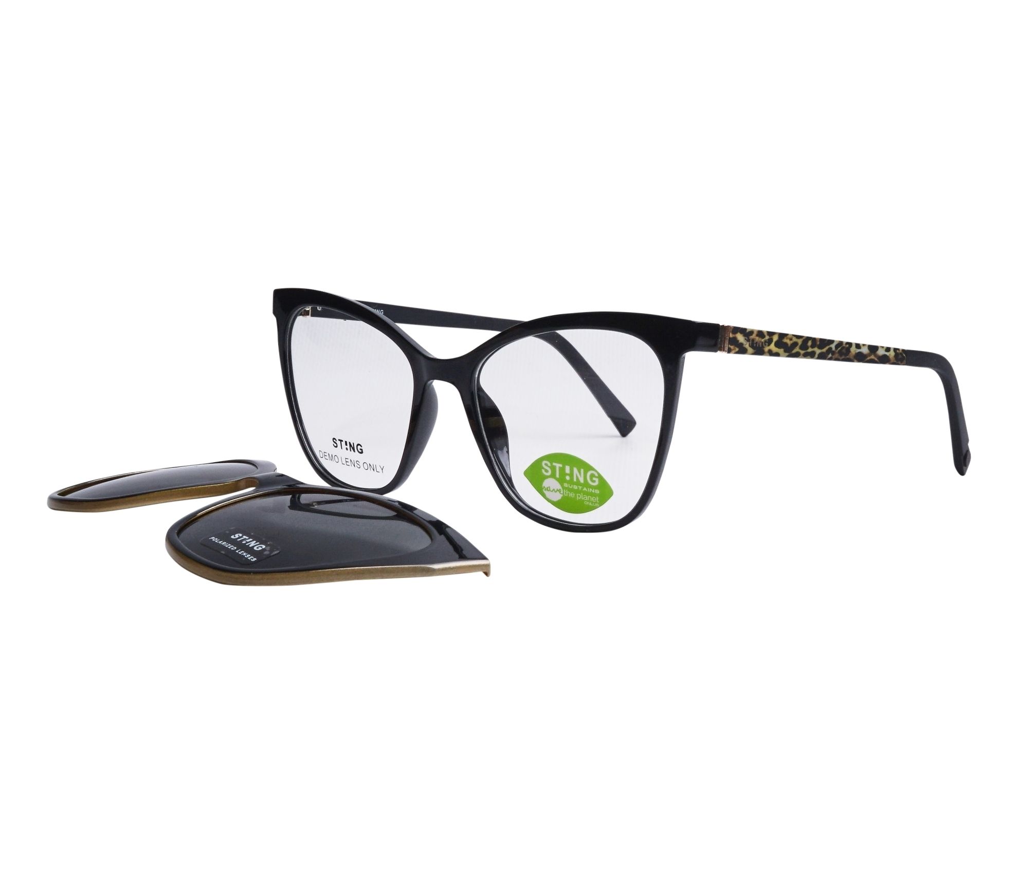 Lunettes de vue Sting SST380 Z42P 52 17 NoirOr - 