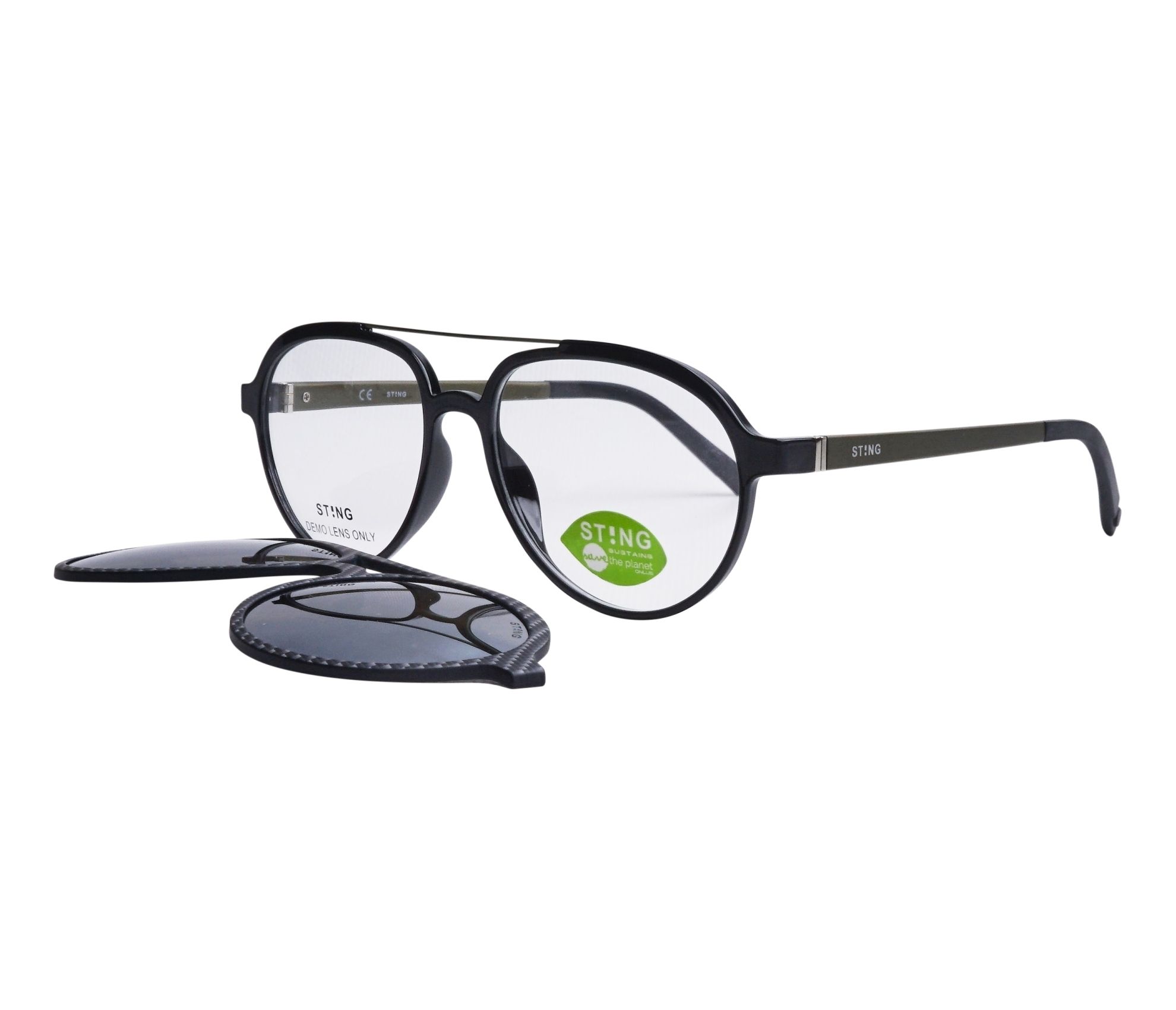 Lunettes de vue Sting SST410 Z42P 54 16 NoirKaki - 