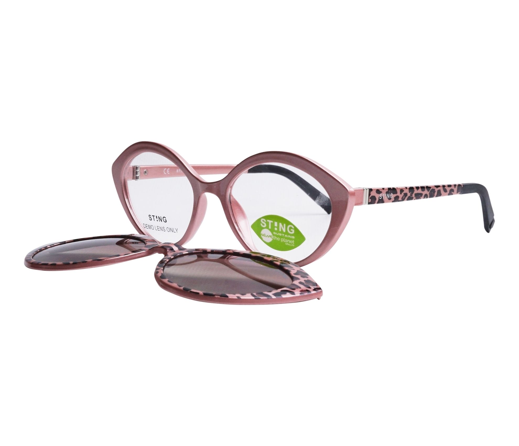 Lunettes de vue Sting SSJ684 2GVP 48 16 RoseNoir - 