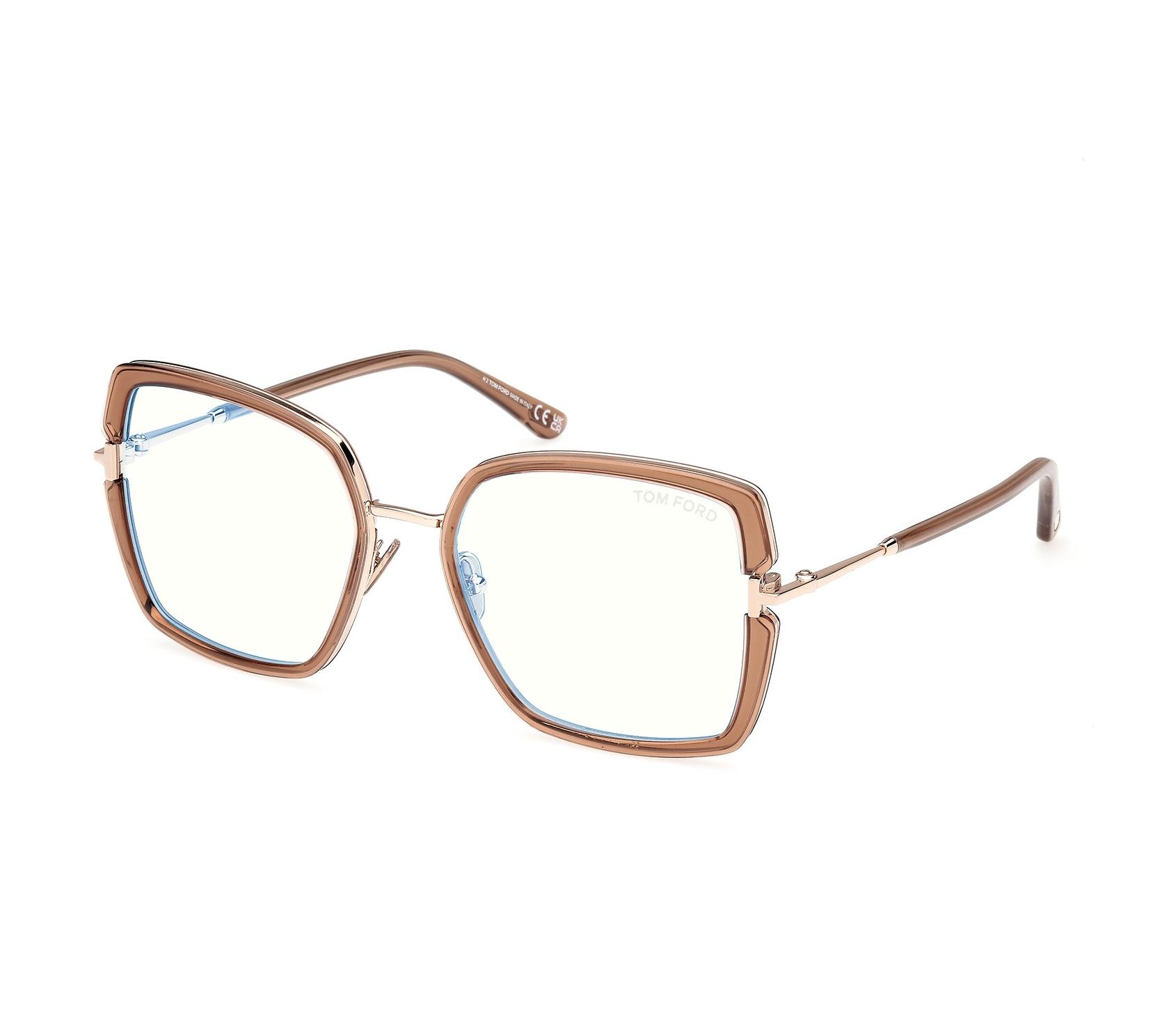Lunettes de vue Tom Ford FT5985-B/V 045 55 18 MarronOr - 