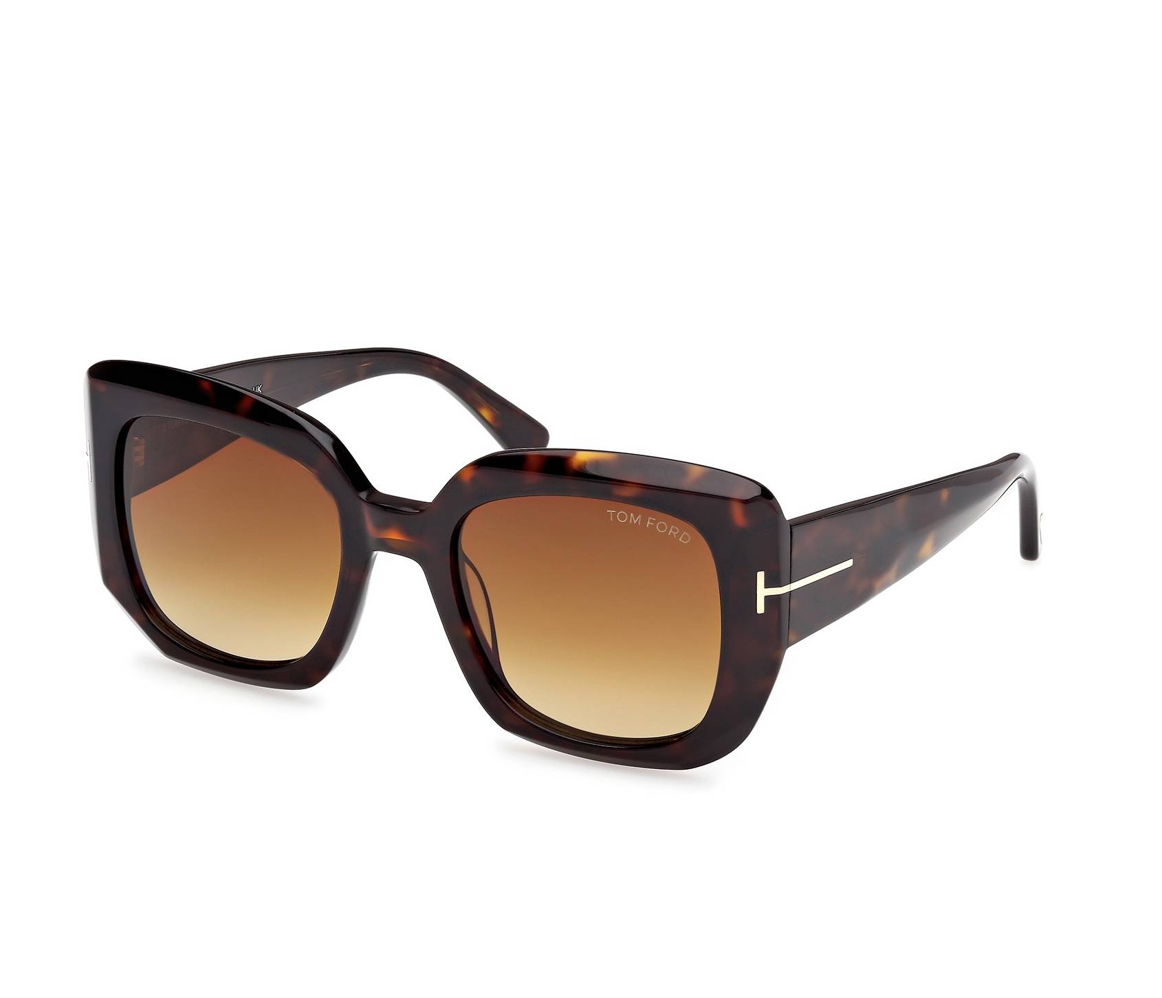 Lunettes de soleil Tom Ford FT1220 52F 52 21 Havane - 