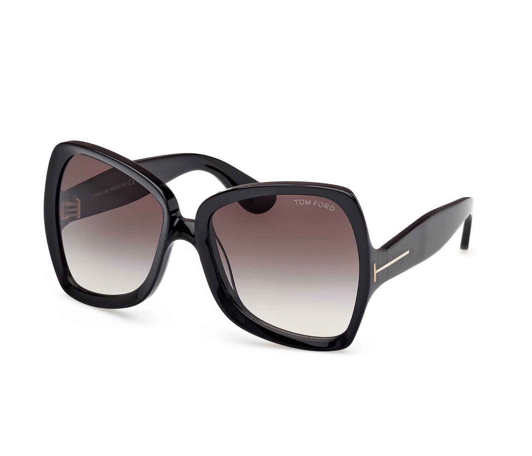 Lunettes de soleil Tom Ford FT1222 01B 60 18 Noir - 