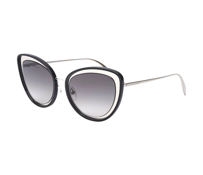 Lunettes de soleil Alexander McQueen AM-0177-S 001 54 22 NoirArgent