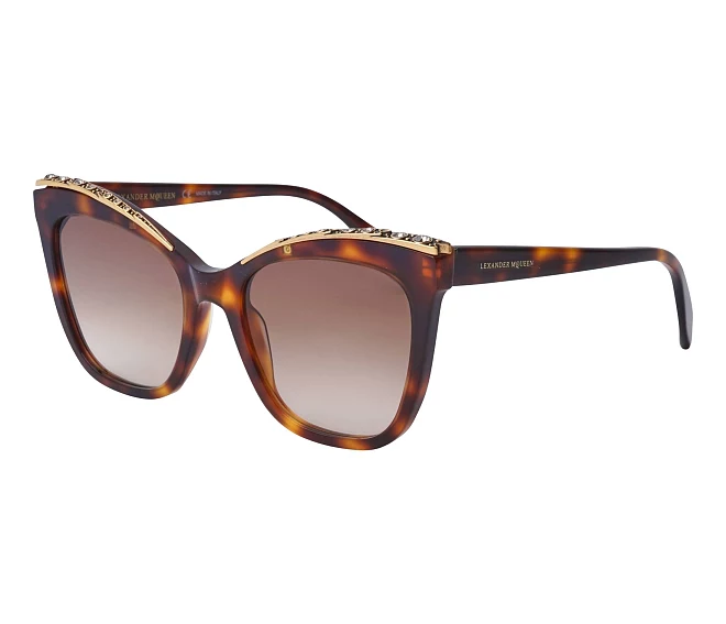 Lunettes de soleil Alexander McQueen AM-0182-S 003 55 19 HavaneOr