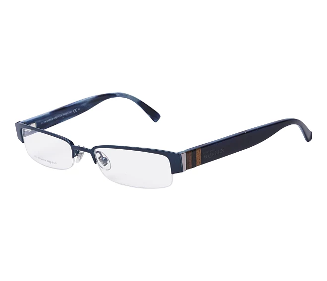 Lunettes de vue Alexander McQueen AMQ-4159 R1L 51 17 Bleu