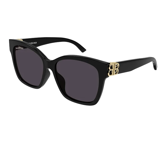 Lunettes de soleil Balenciaga BB0102SA 001 57 16 Noir