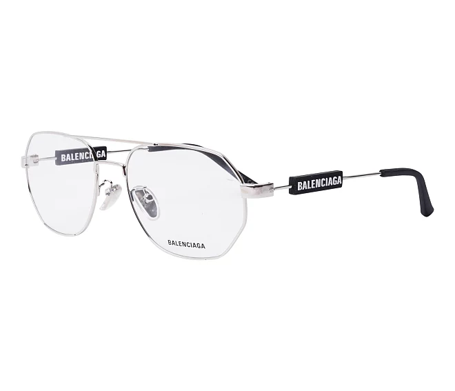 Lunettes de vue Balenciaga BB0117O 002 57 18 Argent