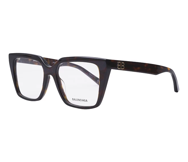 Lunettes de vue Balenciaga BB0130O 005 53 17 Havane