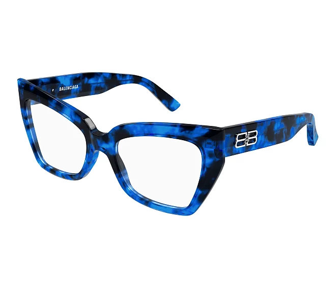 Lunettes de vue Balenciaga BB0275O 006 53 18 Bleu