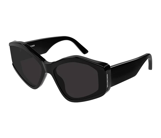 Lunettes de soleil Balenciaga BB0302S 001 66 16 Noir