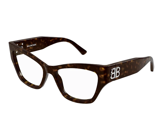 Lunettes de vue Balenciaga BB0362O 002 54 17 Havane