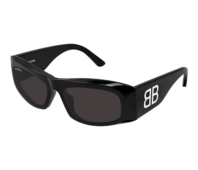 Lunettes de soleil Balenciaga BB0395S 001 60 18 Noir