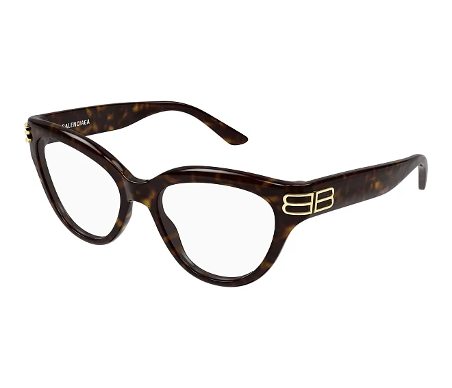 Lunettes de vue Balenciaga BB0436O 002 55 18 Havane