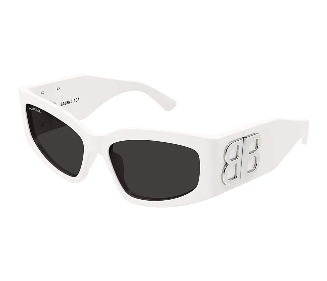 Lunettes de soleil Balenciaga BB0321S 005 57 17 Blanc