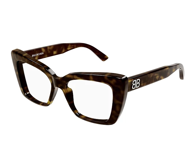 Lunettes de vue Balenciaga BB0297O 002 52 16 Havane