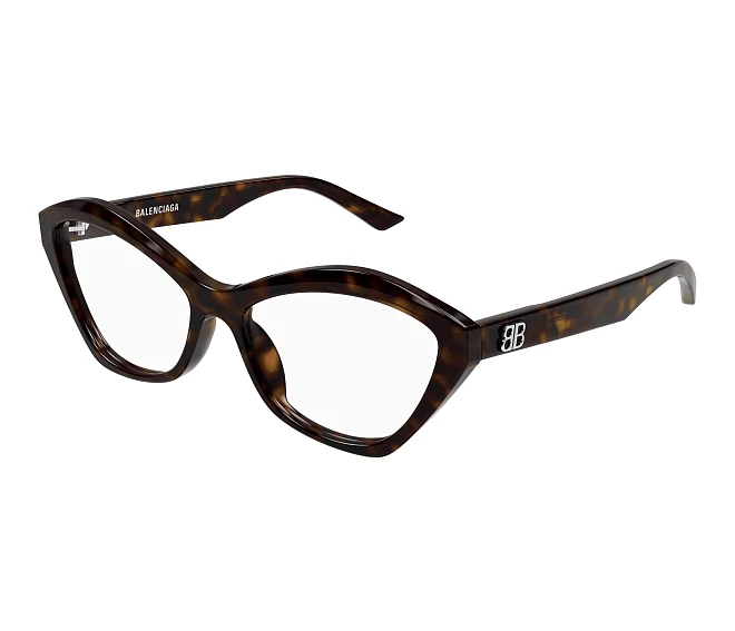 Lunettes de vue Balenciaga BB0341O 002 56 16 Havane