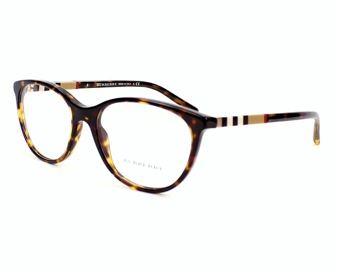 Lunettes de vue Burberry BE-2205 3002 52 17 Havane