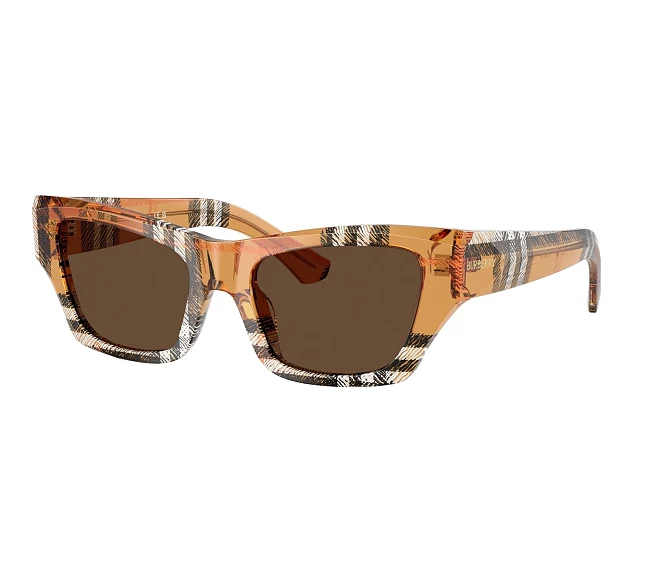 Lunettes de soleil Burberry BE4441U 414673 52 19 Marron