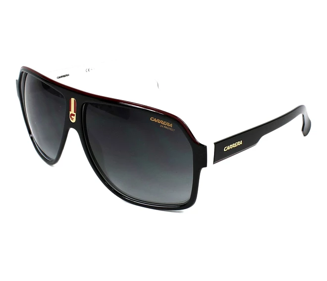Lunettes de soleil Carrera 1001-S 80S/9O 62 11 NoirBlanc