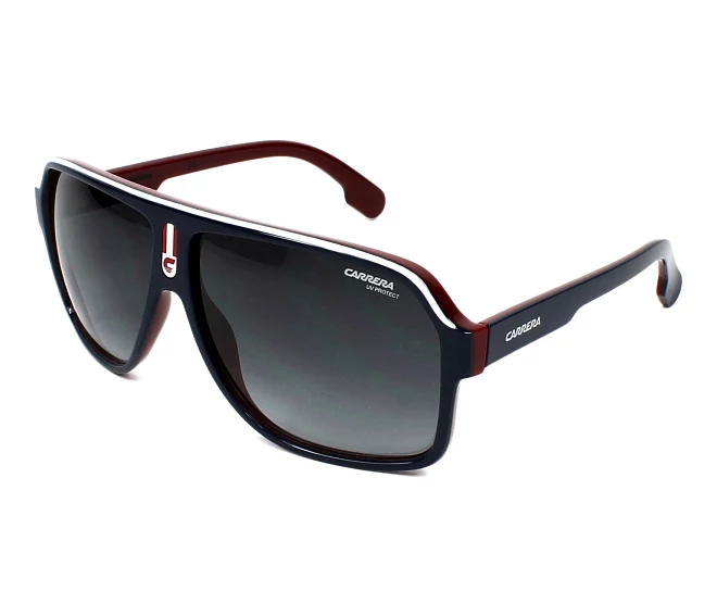 Lunettes de soleil Carrera 1001-S 8RU/9O 62 11 BleuBordeaux