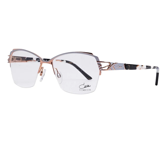Lunettes de vue Cazal 1280 002 52 15 BlancRose doré