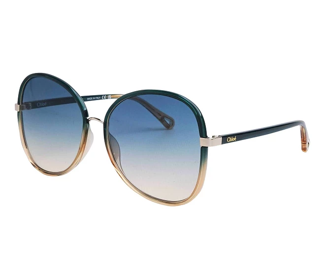 Lunettes de soleil Chloe CH0030S 006 60 17 VertOr