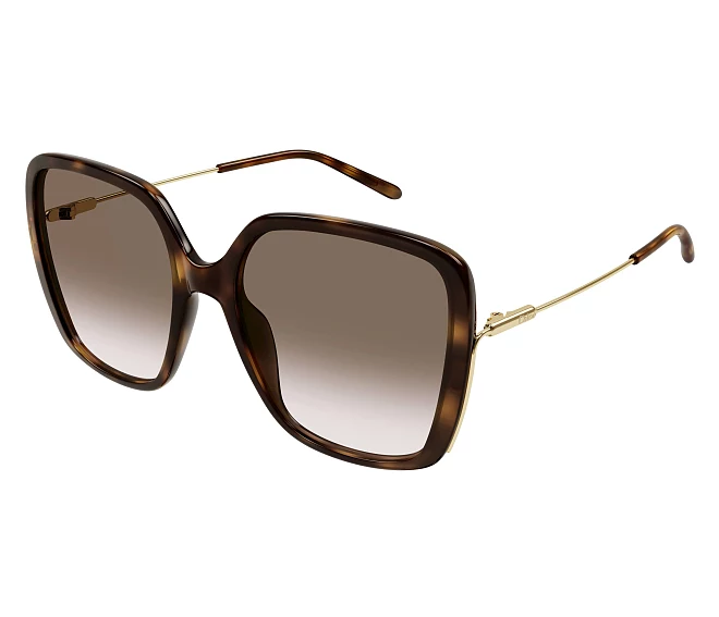 Lunettes de soleil Chloe CH0173S 002 57 19 Havane