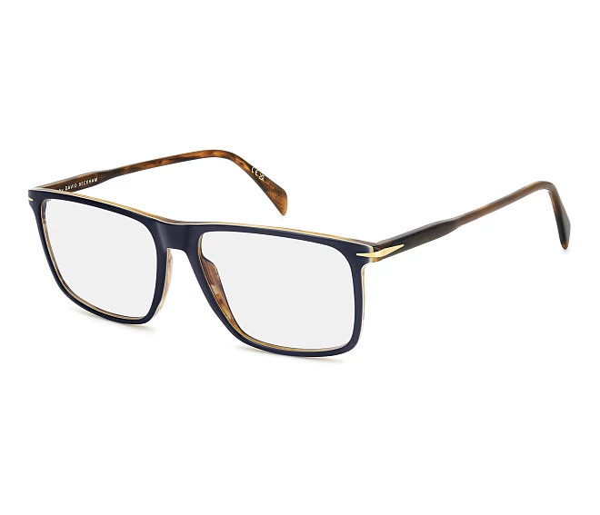 Lunettes de vue David Beckham DB-1164 S9W 55 15 BleuMarron