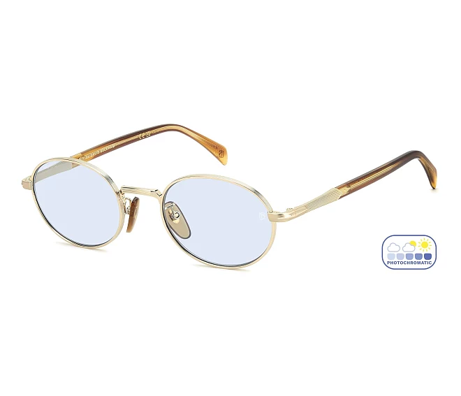 Lunettes de soleil David Beckham DB-1196-S T5U/QZ 52 22 OrMarron