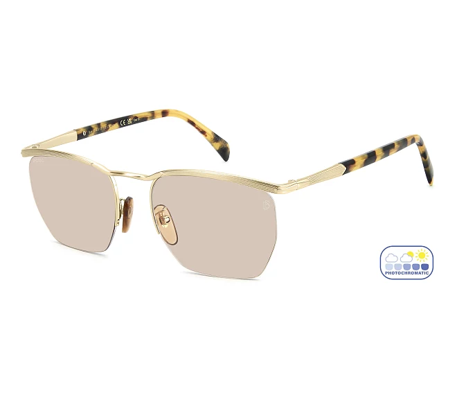 Lunettes de soleil David Beckham DB-1225-S HM2/63 55 20 Or
