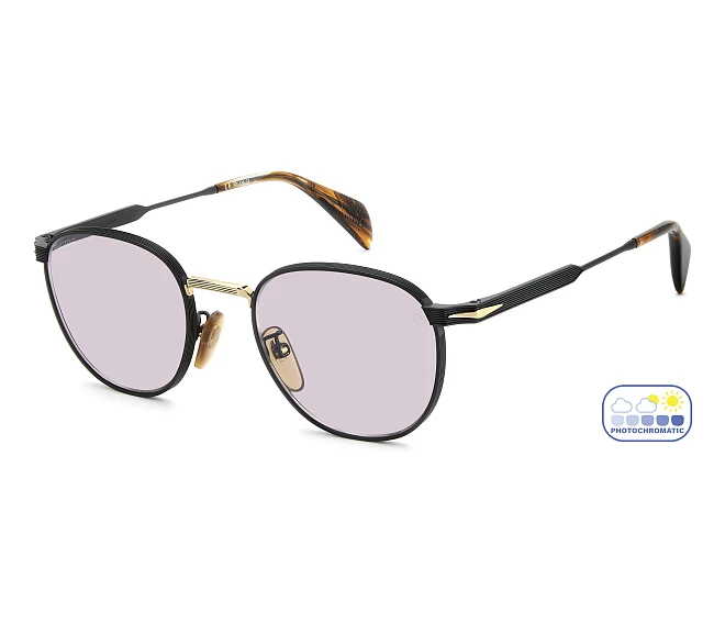 Lunettes de soleil David Beckham DB-1228-S I46/5F 51 21 NoirOr