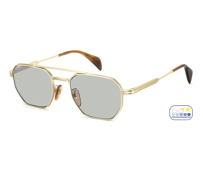 Lunettes de soleil David Beckham DB-1229-S T5U/8J 52 21 OrMarron