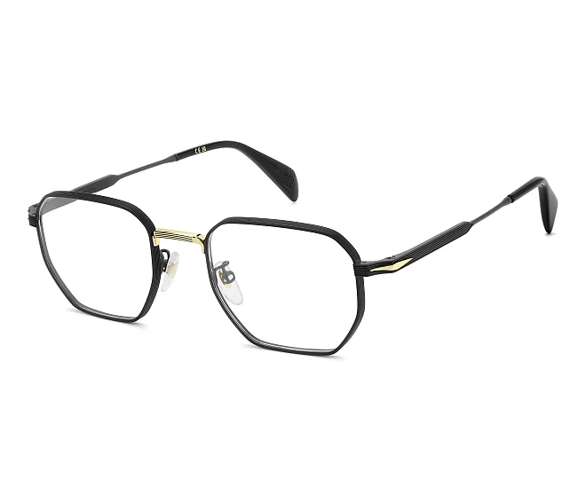 Lunettes de vue David Beckham DB-1242 I46 50 21 NoirOr