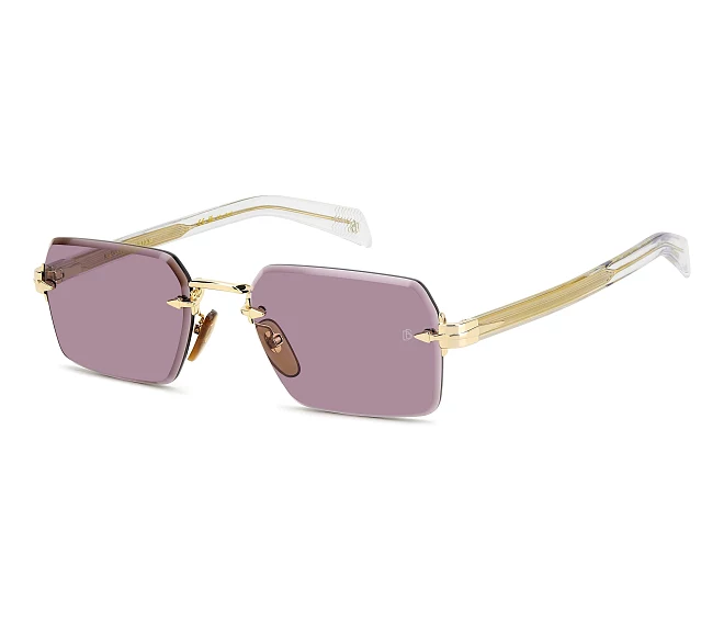 Lunettes de soleil David Beckham DB-7109-S LOJ4S 56 20 Or