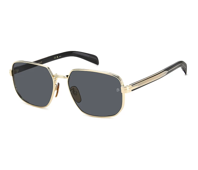 Lunettes de soleil David Beckham DB-7121-G-S RHL/IR 60 18 OrNoir