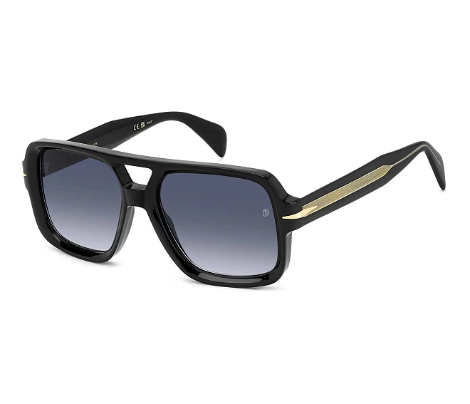 Lunettes de soleil David Beckham DB-7151-S 807/08 55 17 Noir