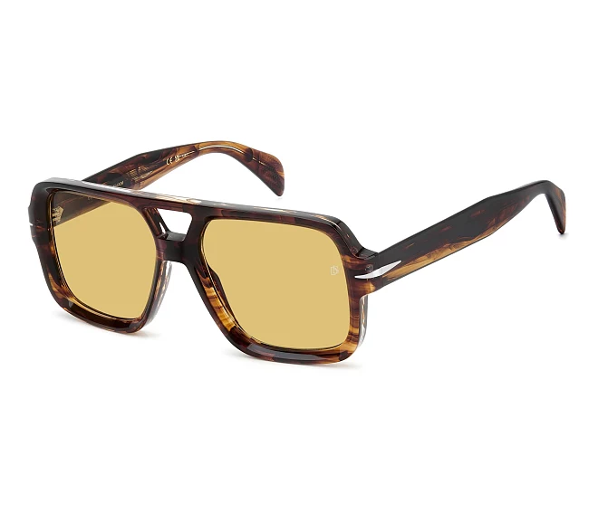 Lunettes de soleil David Beckham DB-7151-S EX4/HO 55 17 Marron