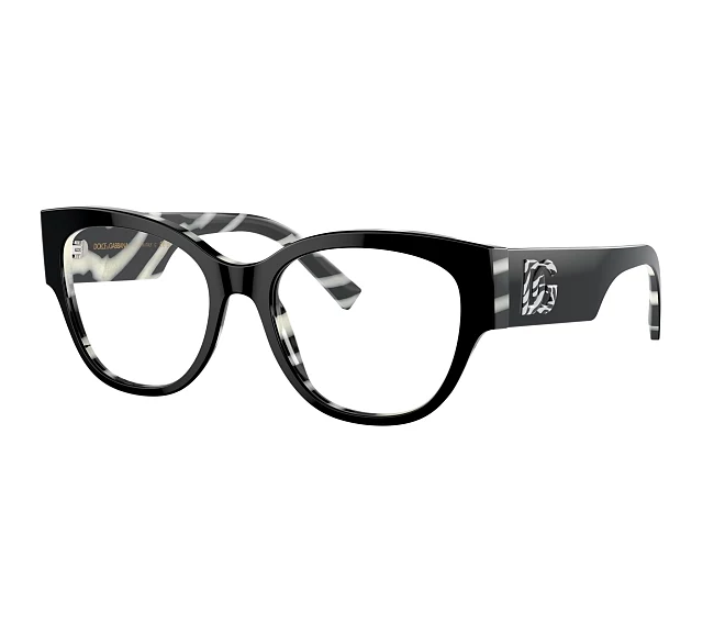 Lunettes de vue Dolce & Gabbana DG3377 3372 53 18 Noir