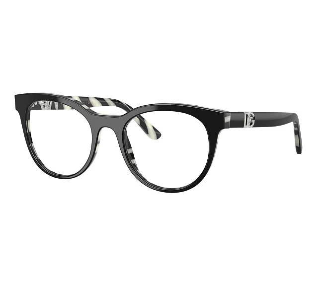 Lunettes de vue Dolce & Gabbana DG3399 3372 52 20 Noir